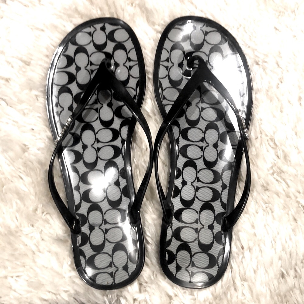 Coach Lyra jelly flips Size 9